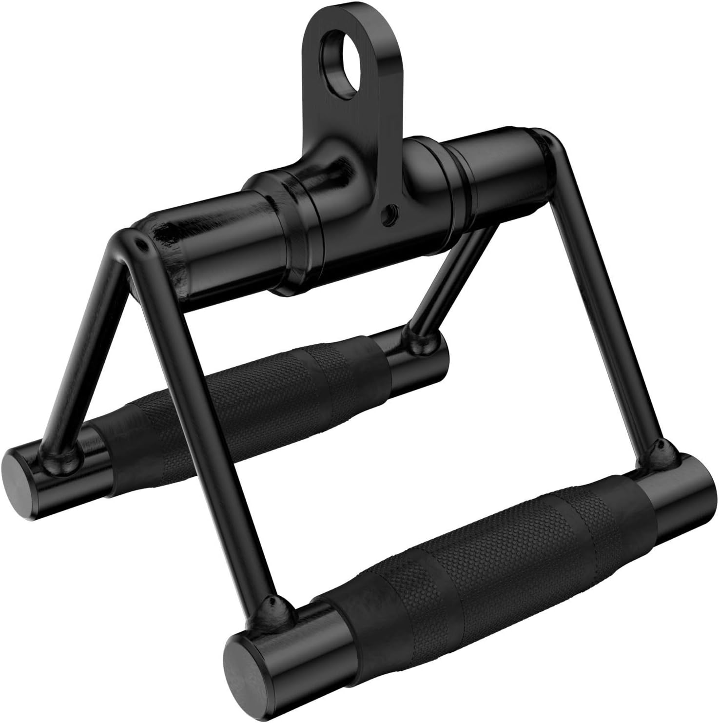 allbingo Pro Steel Cable Attachment Handles,Ultra Heavy Duty Cable Machine Accessories with Rubber Grips for Tricep Rowing LAT Pulldown Press Down T Bar Home Gym (Black Steel Handles) : Sports & Outdoors