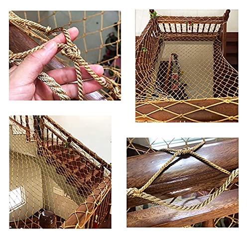 HAPPLiGNLY Red de protección para Balcones, Red de Escalada para túneles, Red de Seguridad para niños, Red para pájaros, Gato, Ventana, Escalera, Red anticaída, decoración de jardín, Valla, r