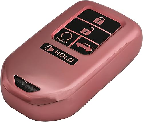 Miniatura 4 de Coolbestda Cubierta completa de TPU suave chapado completo para llavero de Honda Accord Civic CR-V Pilot EX EX-L Touring Premium Insight A2C81642600