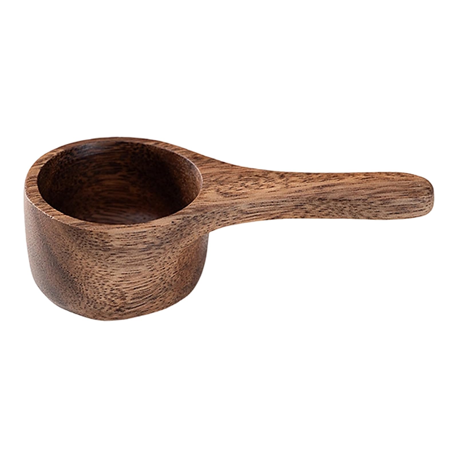 MALSSE Natural Wood Coffee Scoops/Coffee Brewing Cup with Measurement for Consistent Brewing and Natural Wood Grains Long Handle Scoops