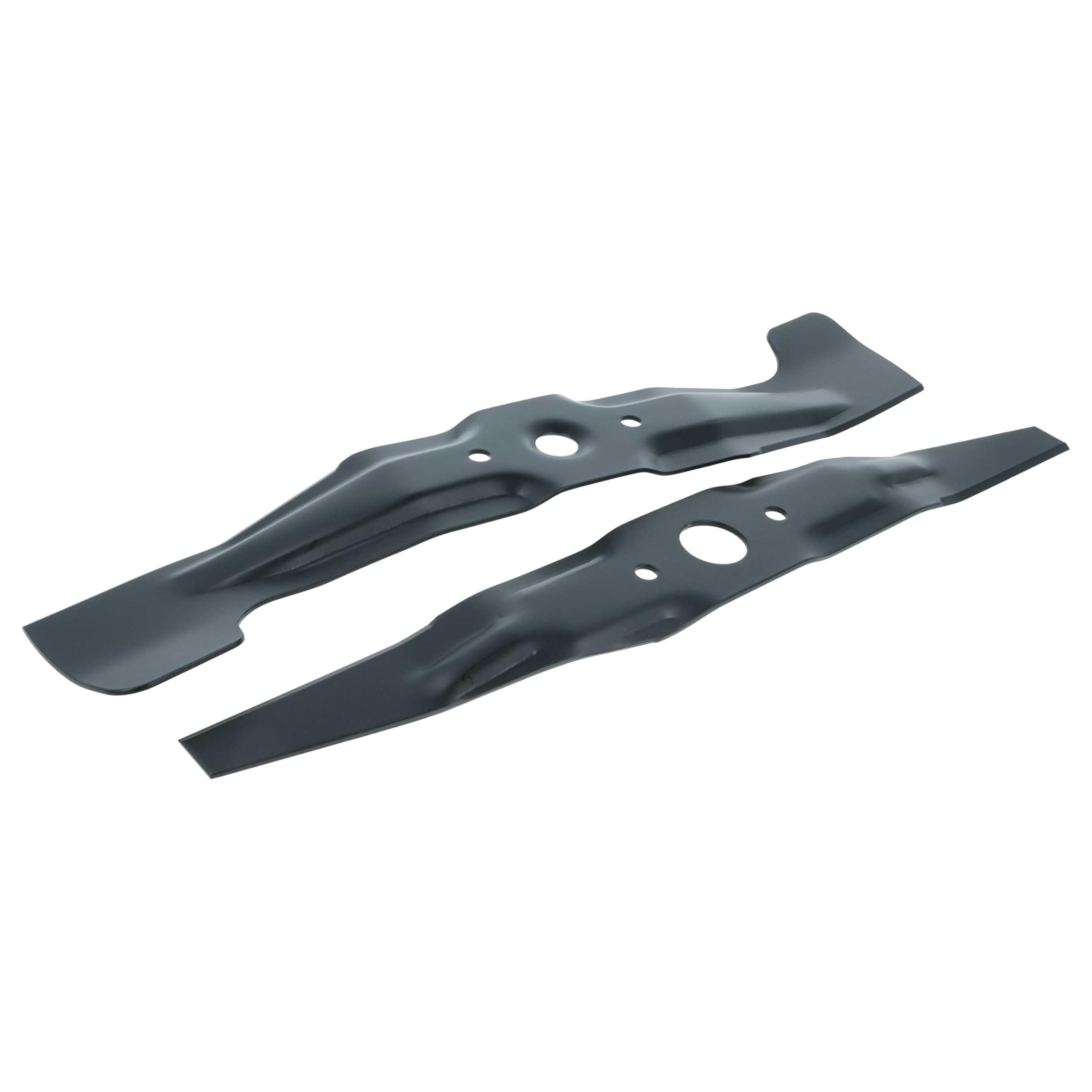 vhbw 2x Lama di ricambio compatibile con Honda HRD536, HRB535, HRX537, HRX537 C1, IZY 53, HRX537 C2 tagliaerba - nero, in acciaio