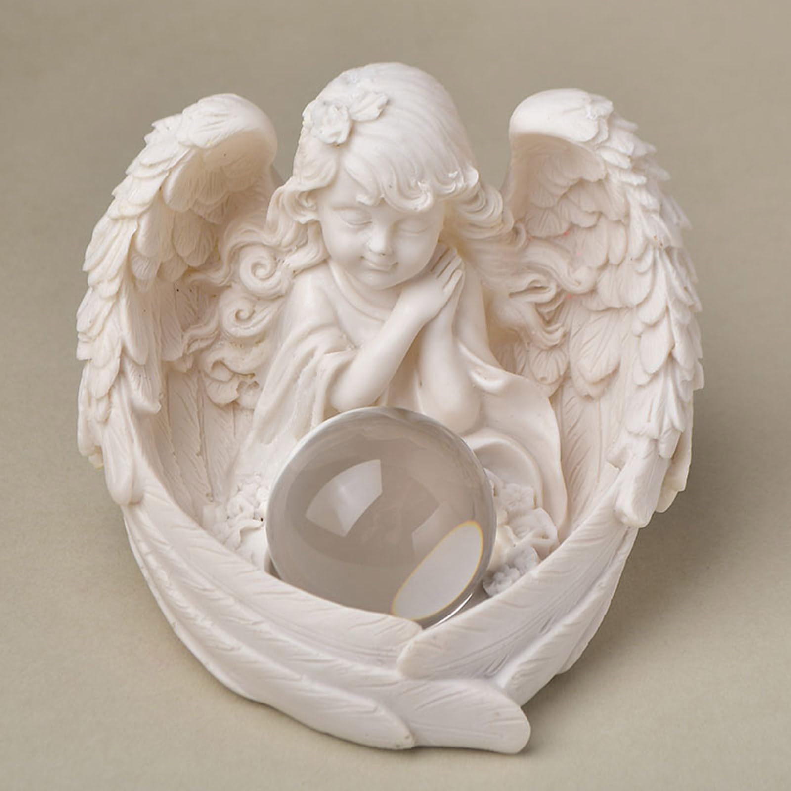 Moldes de silicona para niña, soporte para velas, decoración del hogar, moldes de silicona de yeso para base artística