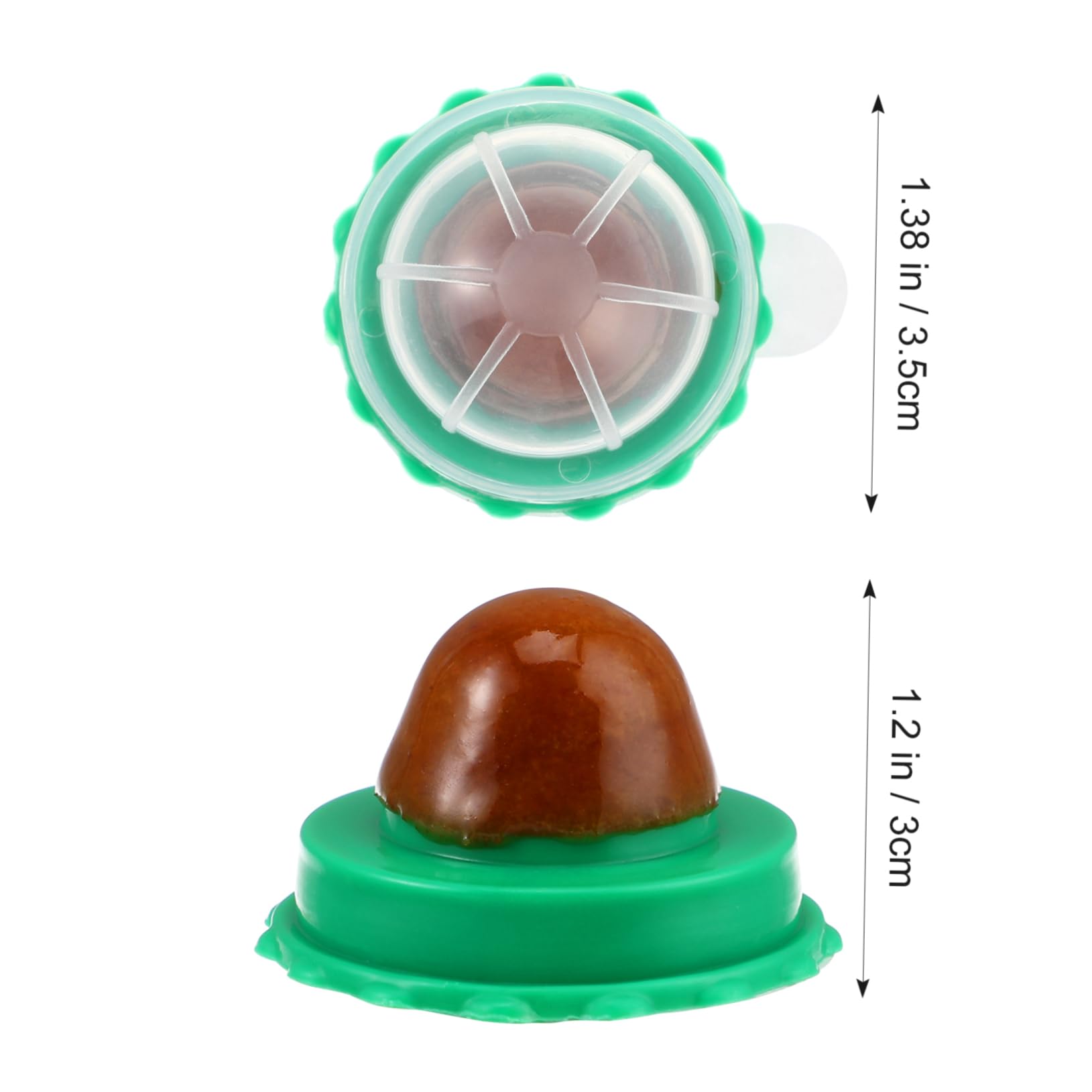POPETPOP Sucettes à l'herbe à Chat 10 Pièces pour Chat Vert, Friandises Vitaminées Naturelles pour Augmenter L'hydratation et Améliorer Problèmes Urinaires