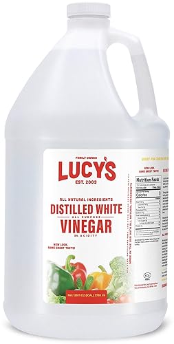 Lucys Family Owned Vinagre blanco destilado natural 1galón 128oz - 5 de acidez