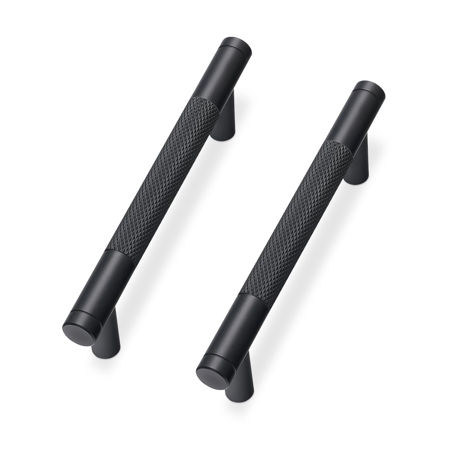 10 Pack Matte Black and Champagne Bronze Cabinet Pulls knurled 5 Inch Hole Centers Kitchen Cabinet Handles Drawer Pulls Cabinet Hardware — Amazon image 24