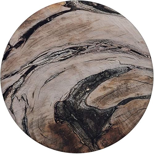 Miniatura 3 de Estómago de madera con corte de grano  PopSockets agarre y soporte para teléfonos y tabletas, Negro