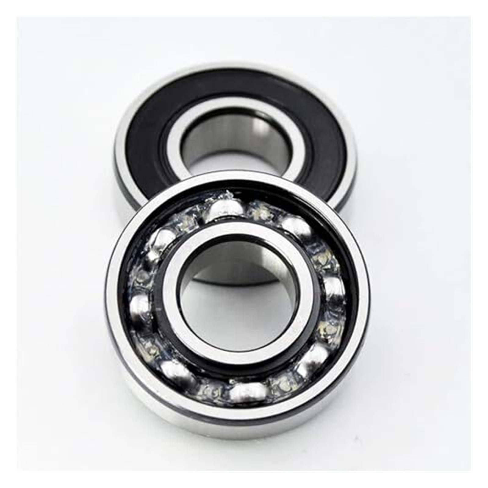 10 szt. Łożysk kulkowych poprzecznych 6001 2RS ZZ, ABEC 5, 12 x 28 8 mm, stal chromowana(6001 2RS Premium)