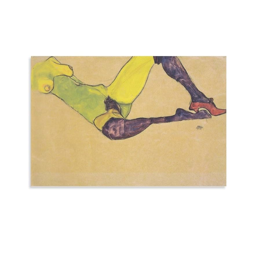 エゴン・シーレ Egon Schiele ポスター額付き Amazon.co.jp: ROSSO GRAFICO エゴンシーレ アートポスター