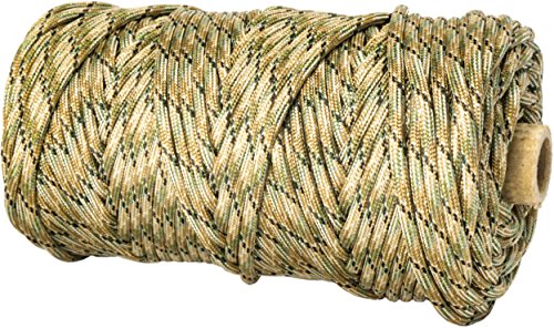 TOUGH-GRID 750lb Mixed Camo Paracord/Parachute Cord - Genuine Mil Spec Type IV 750lb Paracord Used by The US Military (MIl-C-5040-H) - 100% Nylon - 200Ft. - Mixed Camo