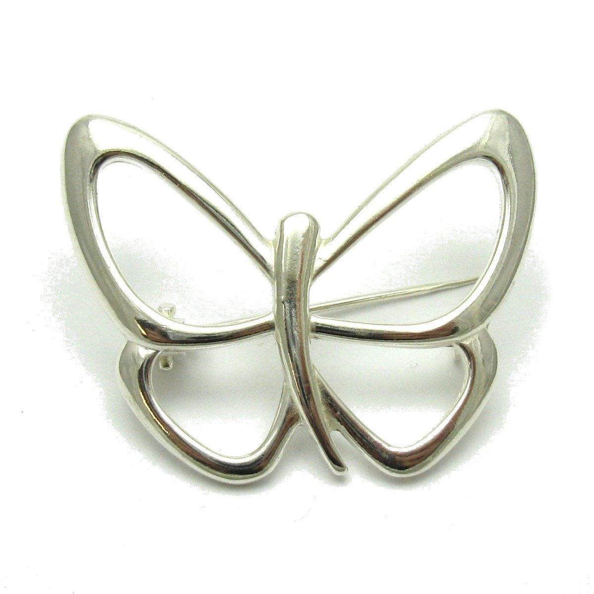Sterling Silber Brosche Schmetterling massiv 925 Empress