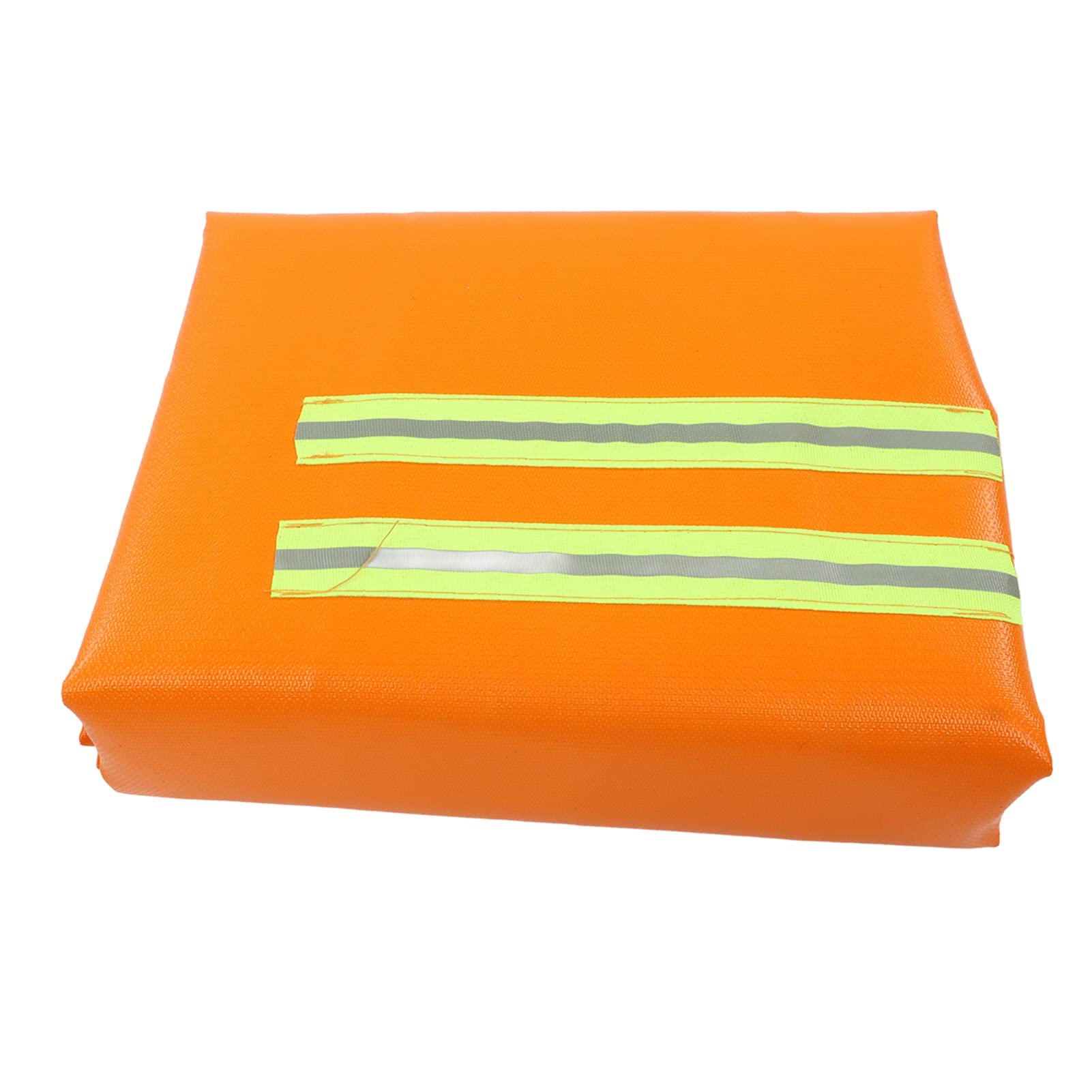 WalfrontFireproof Cloak Glass Fiber Double Sided Fireproof Cape Silicon Heat Insulation Fire Escape Fireproof Hooded Cloak Fire Blanket with Luminous Strip for Adult Household