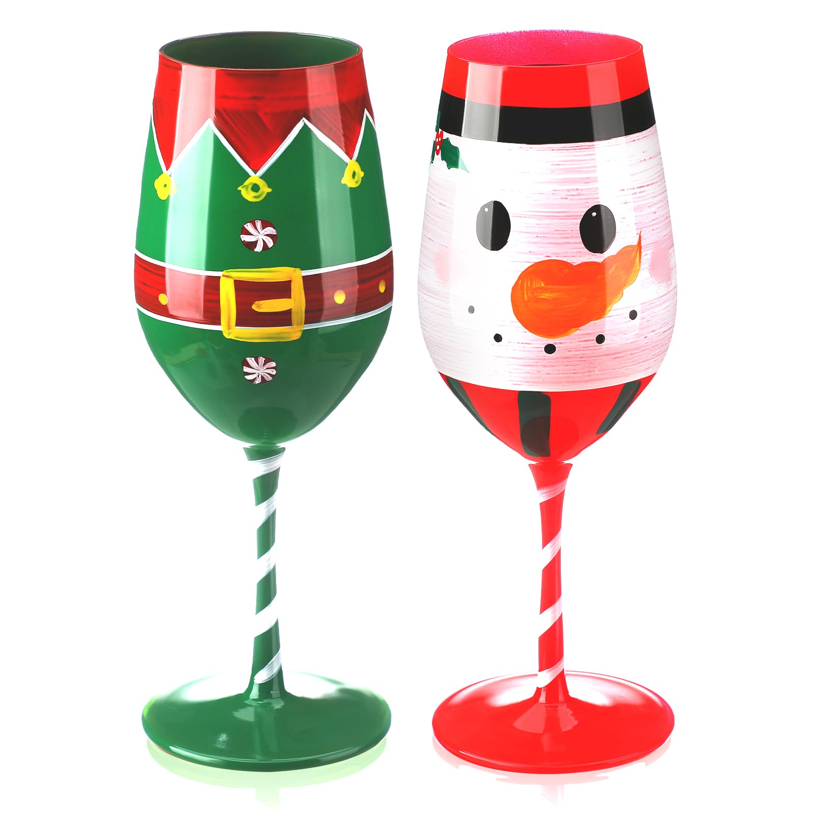 Christmas Painted Wine Glasses The Perfect DIY Gift Idea for the Holidays