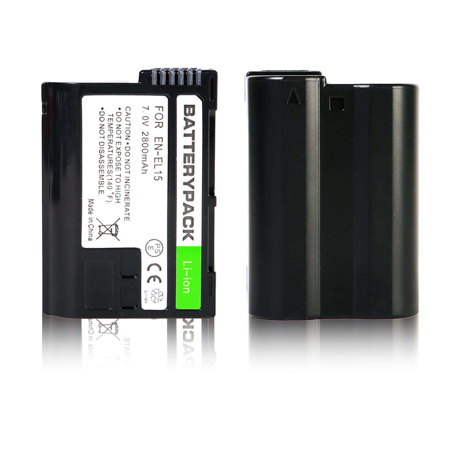 KWTOUL EN-EL15 Akku – 2800 MAh, Kompatibel Mit Nikon Z, D & 1 Serie Kameras