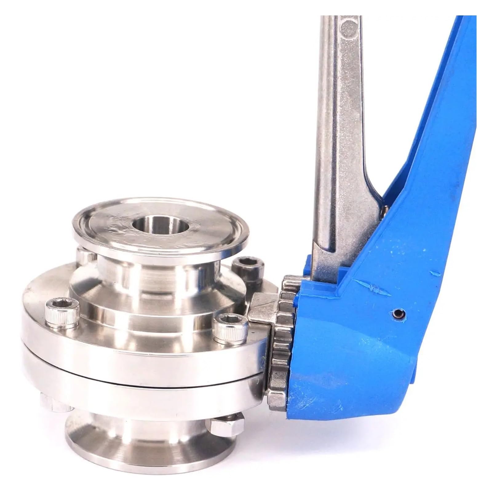 304 Stainless Steel Triple Butterfly Valve 32mm 1.5" OD 2"
