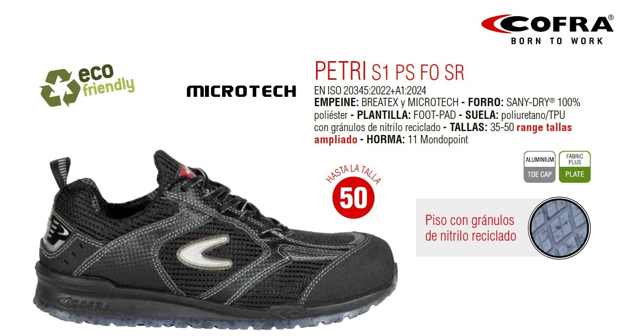 COFRA Petri Calzado de Seguridad Laboral