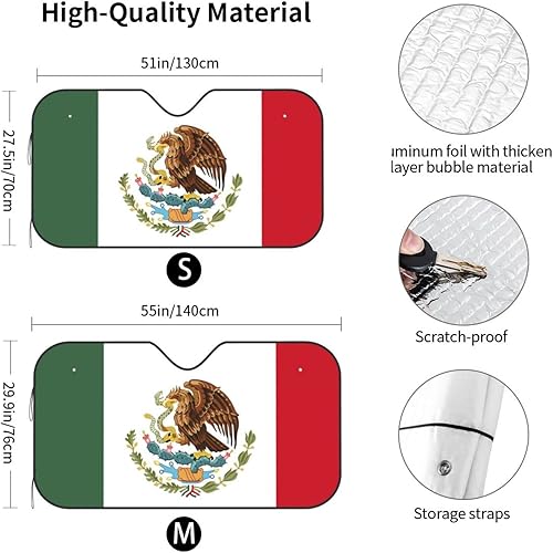 Miniatura 2 de Parasol personalizado para parabrisas de automóvil, parasol personalizado para ventana delantera, protector de vehículo para sedanes, SUV, camiones,