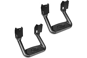 Bully BBS-1103 Black Powder Coated Truck Side Step Kit, Fits Select Chevy,...