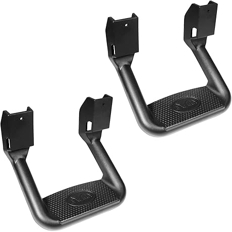 Bully BBS-1103 Black Powder Coated Truck Side Step Kit, Fits Select Chevy,...