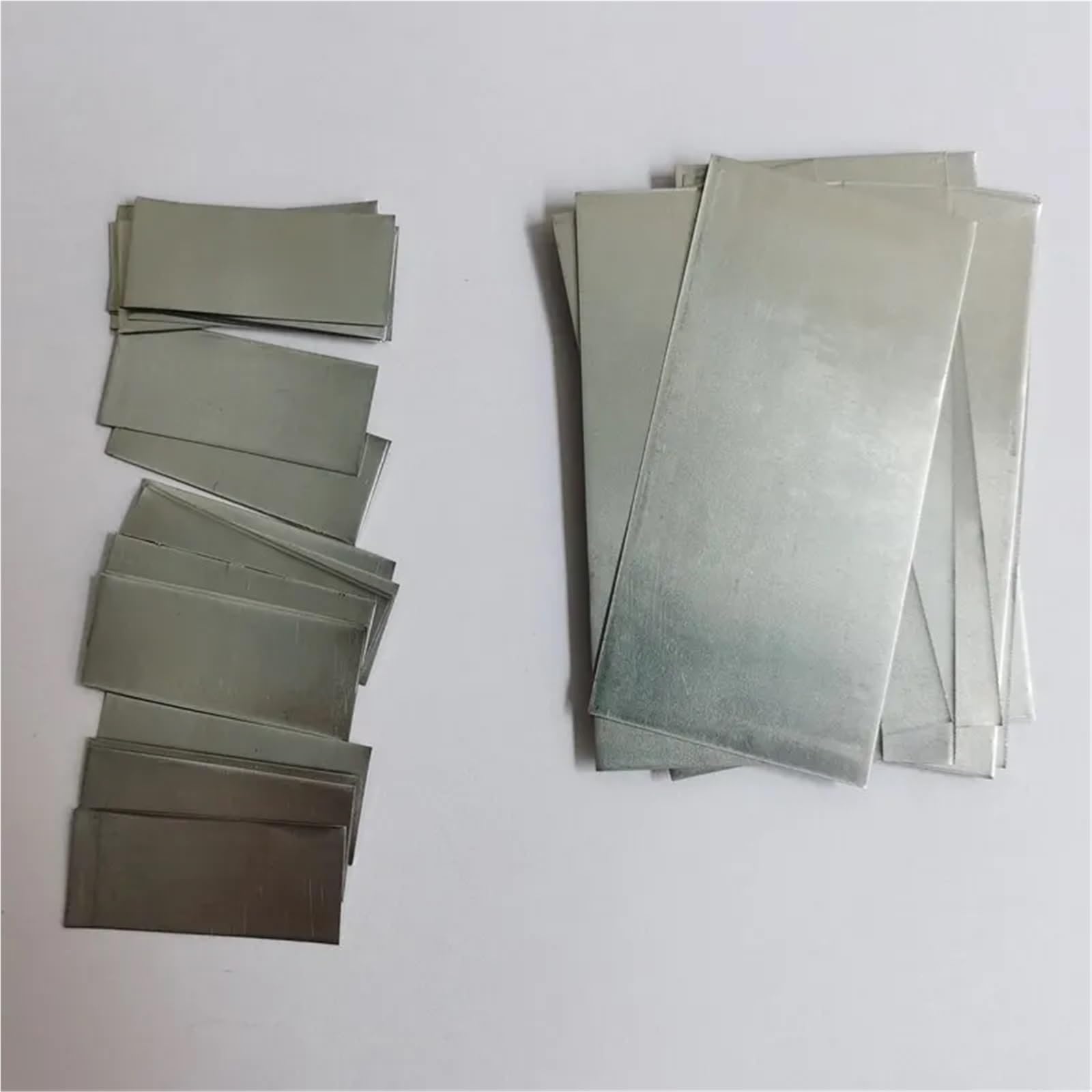 Feuille de zinc pur à 99,995%, épaisseur de 0,02 à 5 mm for utilisation chimique en laboratoire, 1 pièce(1pc 100x150mmx2mm)