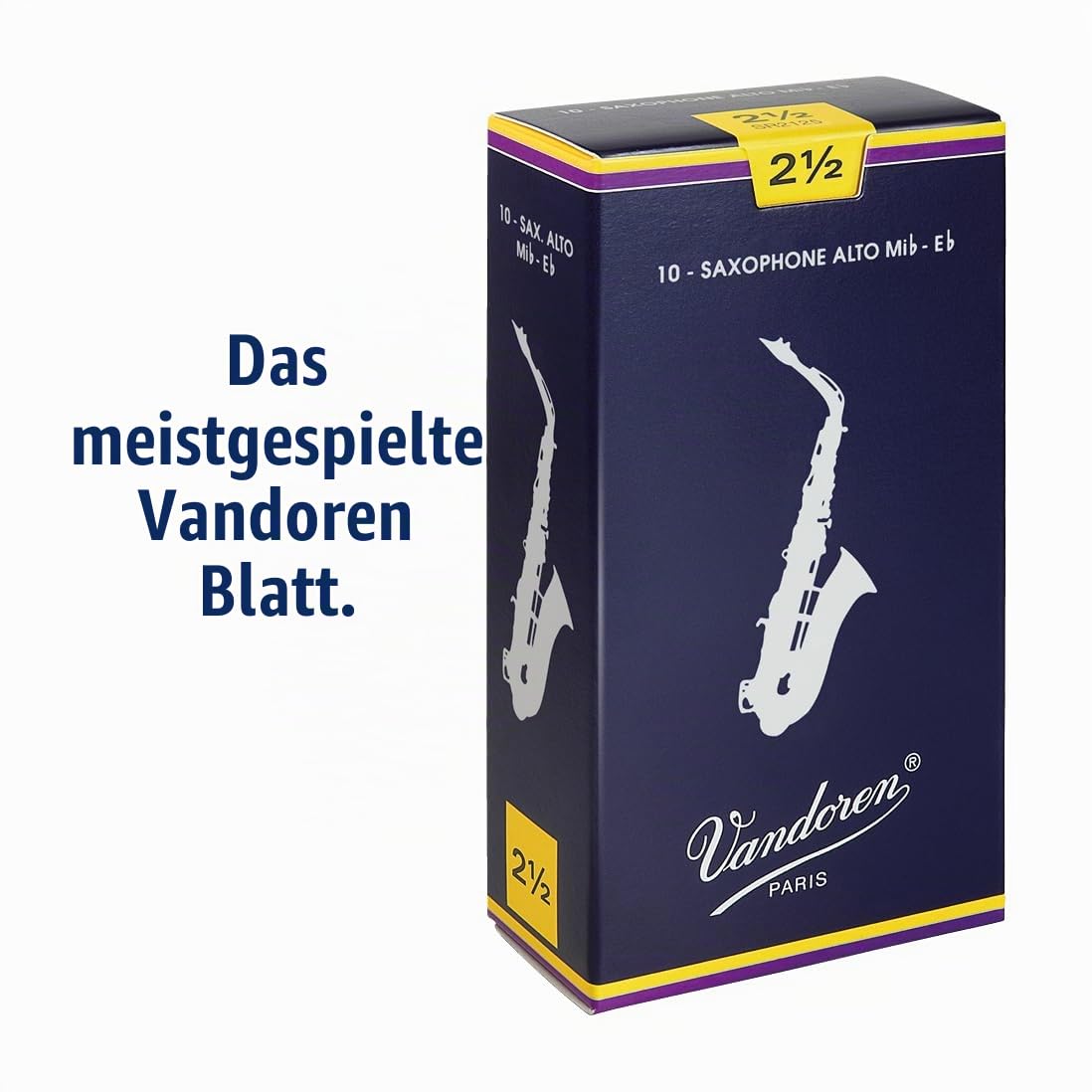 Vandoren Classic Altsax 2,5 Blatt, 10 Stück