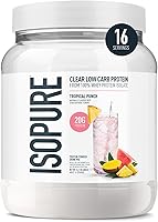 Vista 21 de Isopure - polvo de proteína de suero de leche con sabor a fruta ligera refrescante