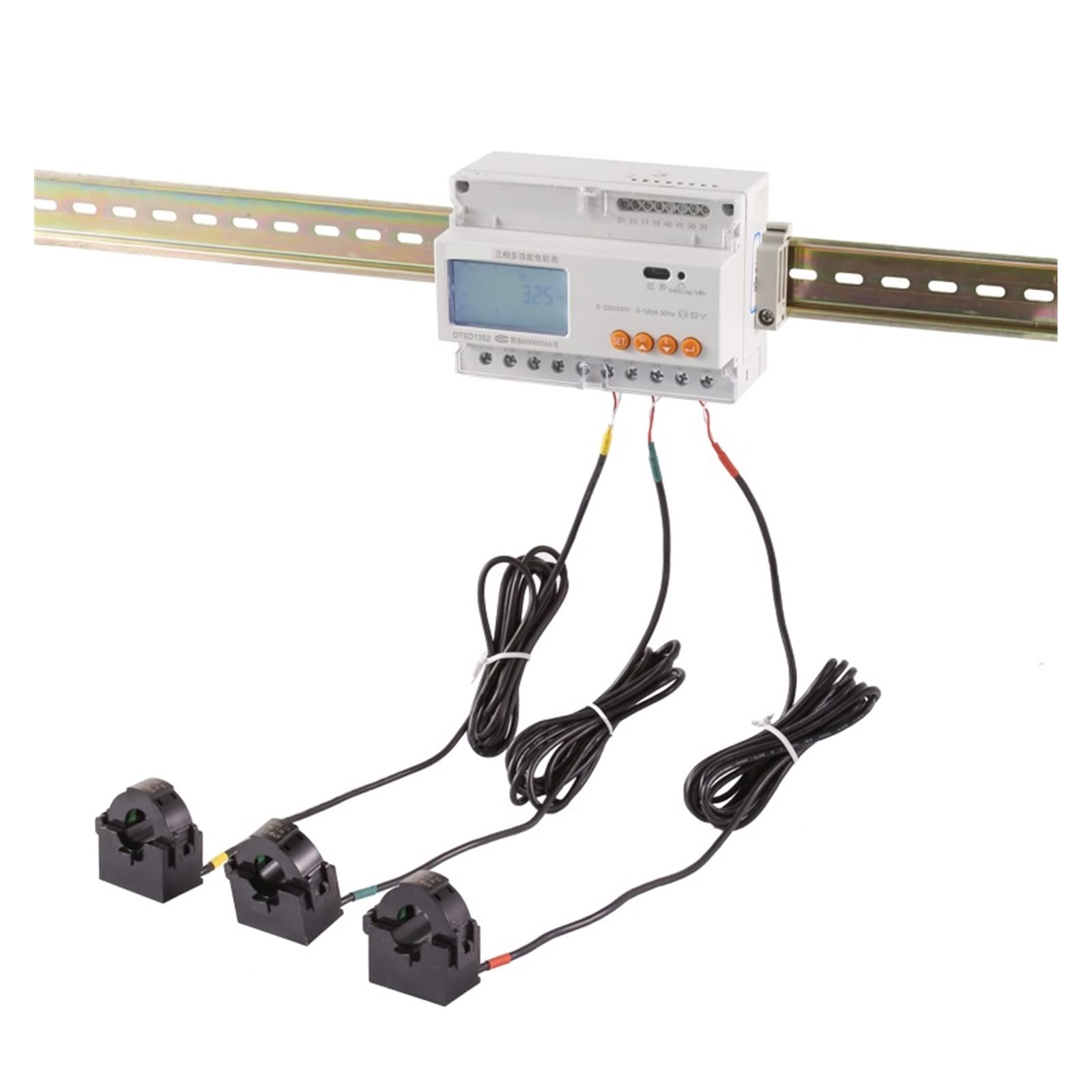 Contatore energia elettrica, DTSD1352-CT/C Contatore Intelligente trifase ad Alta precisione nei sistemi di Controllo Contatore di energia for Inverter Solare