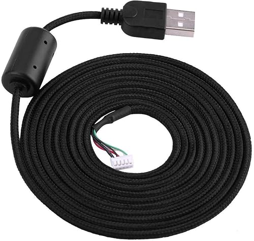 Cable USB para ratón, cable de ratón, línea de repuesto para Logitech G500 G5, piezas de repuesto de repuesto para Logitech G500 G5, 6.6 ft