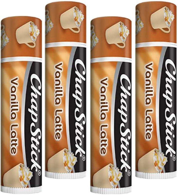 ChapStick Vanilla Latte Limited Edition — Pacote com 4