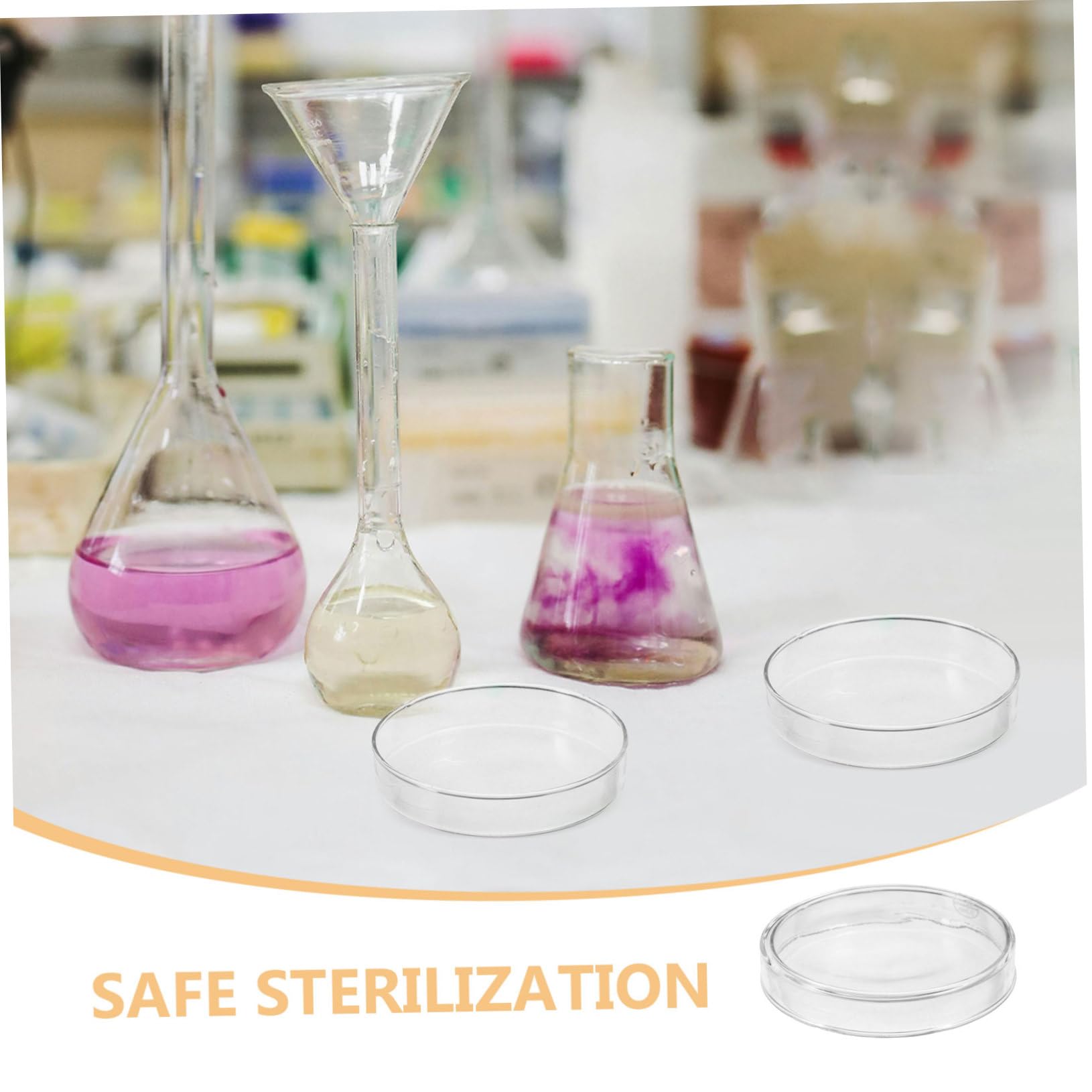 5 Pezzi Piastre Da Laboratorio Piastre Di Petri Vuote Di Petri Trasparenti Di Per Cellulari Da Laboratorio Da Di