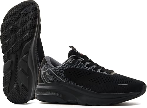 Miniatura 7 de JACKSHIBO Zapatos anchos con puntera ancha para mujer, con soporte de arco, para correr, caminar, atletismo, tenis, fascitis plantar ortopédica,