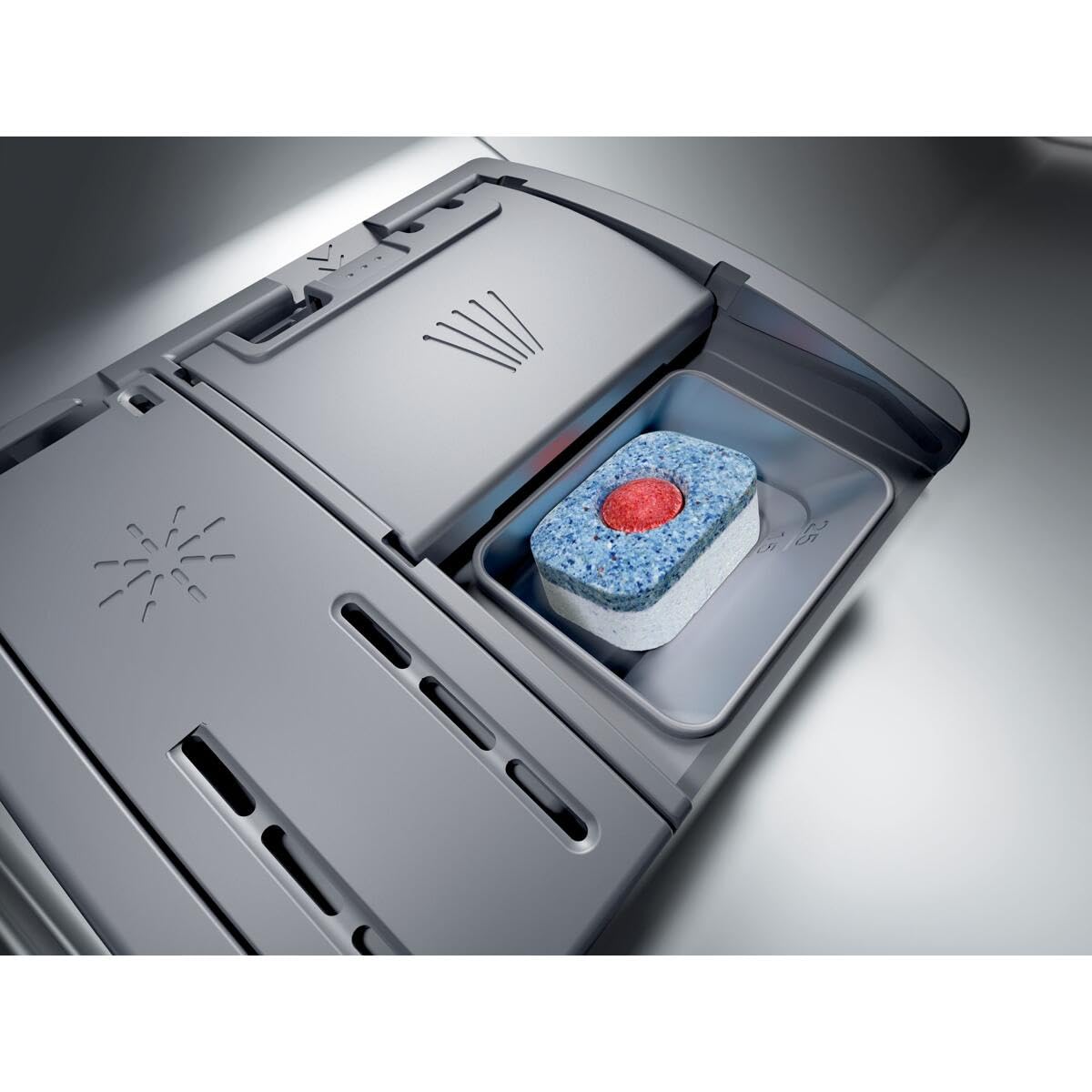 Neff S257ZCX01E, N 70, lavastoviglie Smarter XXL, 60 cm, cassetto portaposate, prodotto in Germania, essiccazione zeolite, estremamente silenziosa, cestello superiore regolabile in altezza, forte