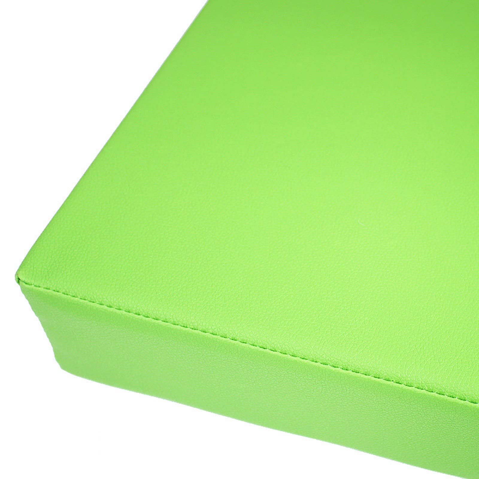 Cuscino Per Panca In Pelle PU Impermeabile 90x35x5 Cm Con Cerniera - Bianco, Imbottitura 35D, Lacci Antiscivolo