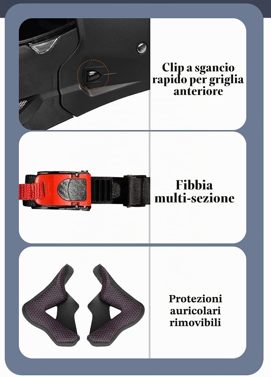 Casco Integrale Da Moto, Casco Da Moto Aperto Per Scooter, Ciclomotore, Cruiser, Caschi Da Moto Vintage Per Uomini E Donne Adulti, Omologato ECE 22.05