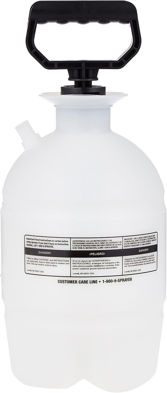 Flo-Master by Hudson 24101 1 Gallon Lawn and Garden Tank Sprayer, Translucent : Patio, Lawn & Garden