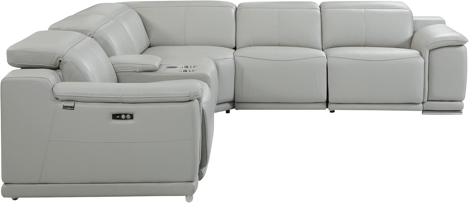 Blackjack Furniture Venice 6 Piece Sectional Sofa with 3