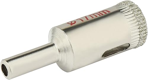 Miniatura 3 de uxcell 5 unids 0.669 in diamante recubierto agujero sierra brocas para vidrio cerámica azulejos mármol roca porcelana botellas ollas ladrillo