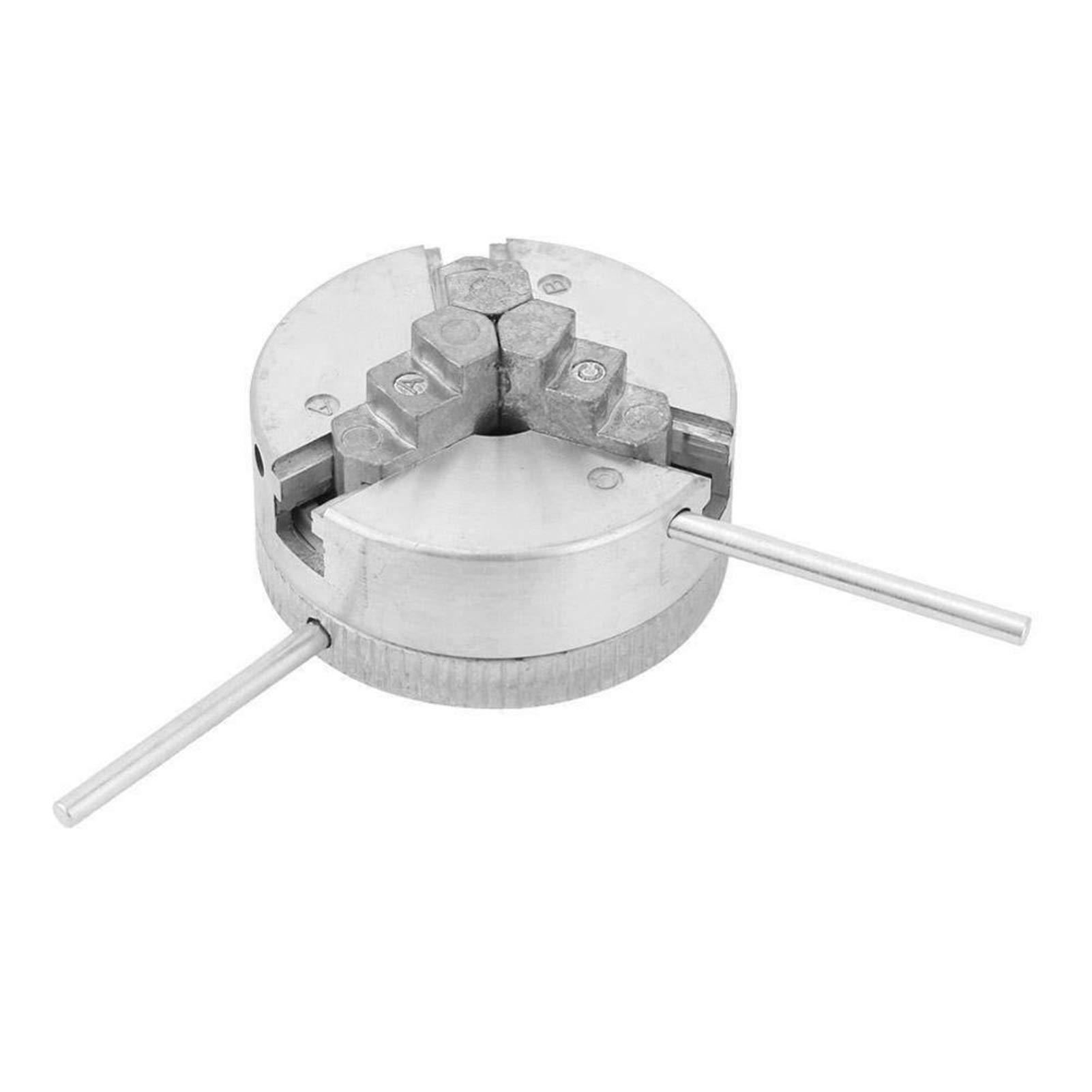 Mini uchwyt wiertarski Z011 aluminiowy uchwyt 3-szczękowy uchwyt mocujący do małej tokarki metalowej narzędzie do frezowania uchwyt drewniany tokarka Panel sterowania