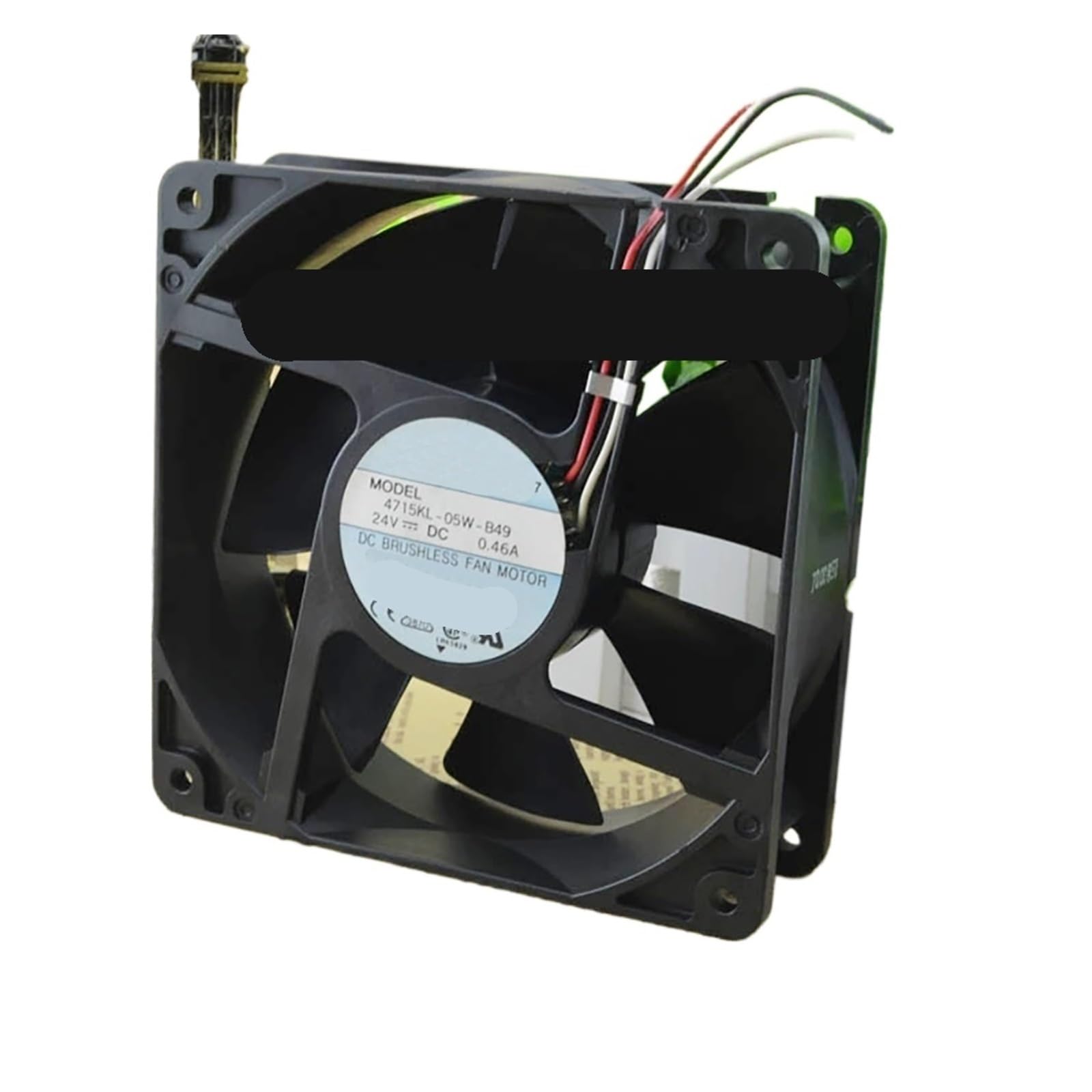 YLPWKMVZ Case cooling Silent Axial flow 4715KL-05W-B49 24VDC 0.46A 120 * 120 * 38mm