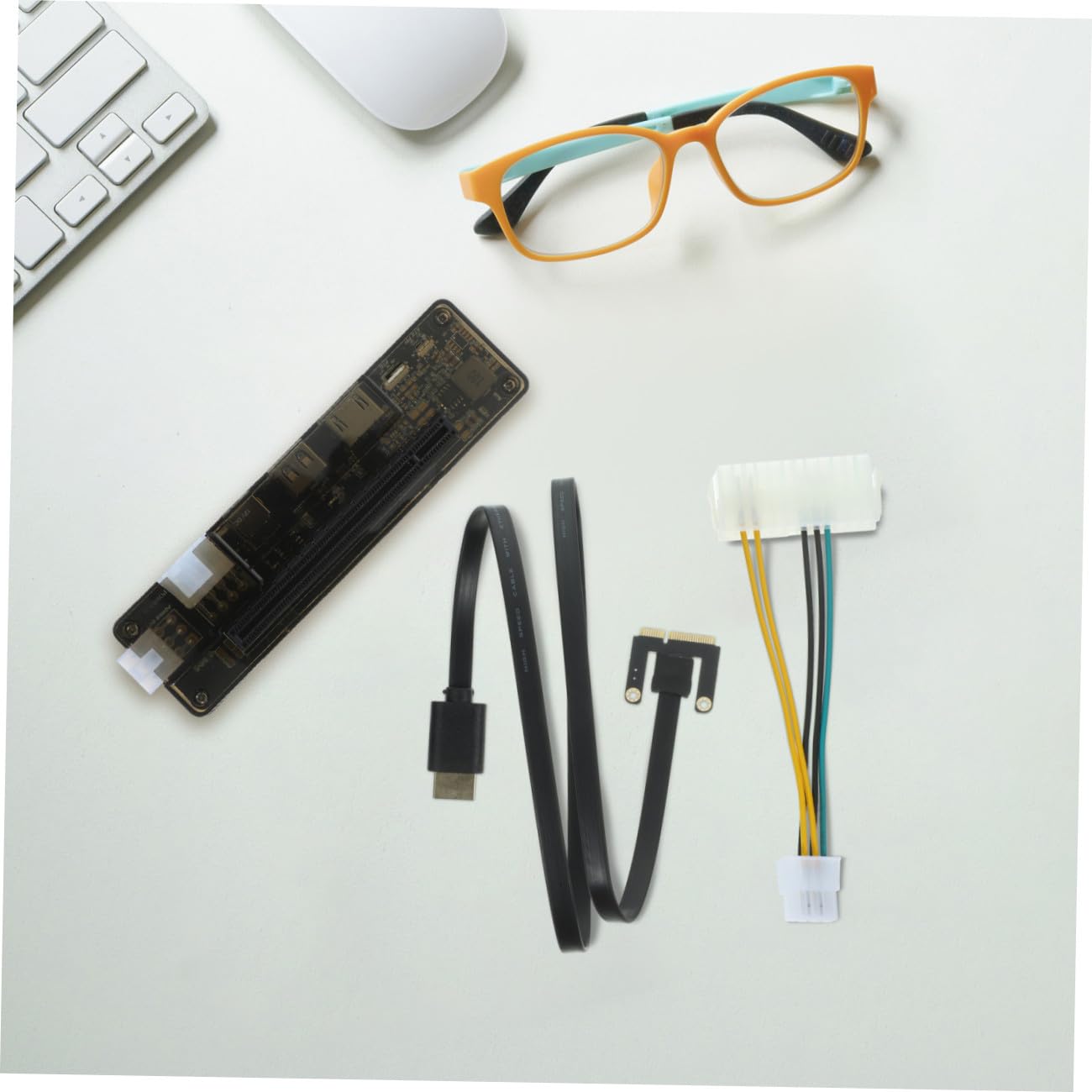 Gadpiparty Docking Station per Scheda Grafica Esterna per Laptop Portatile, Estensione Gpu Esterna Interfaccia Pci-e, Accessorio per Giocatori e Professionisti Stili multipli