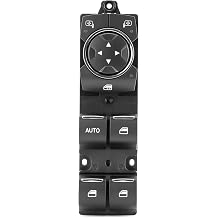 Master Power Window Switch 1 AUTO Front Driver Side Ford Explorer 2011-2015 | Ford Police Interceptor Utility 2013-2015, Door Lock Window Switch Control Button, BB5Z14529CA, SW7288, DWS1609, 1S14146