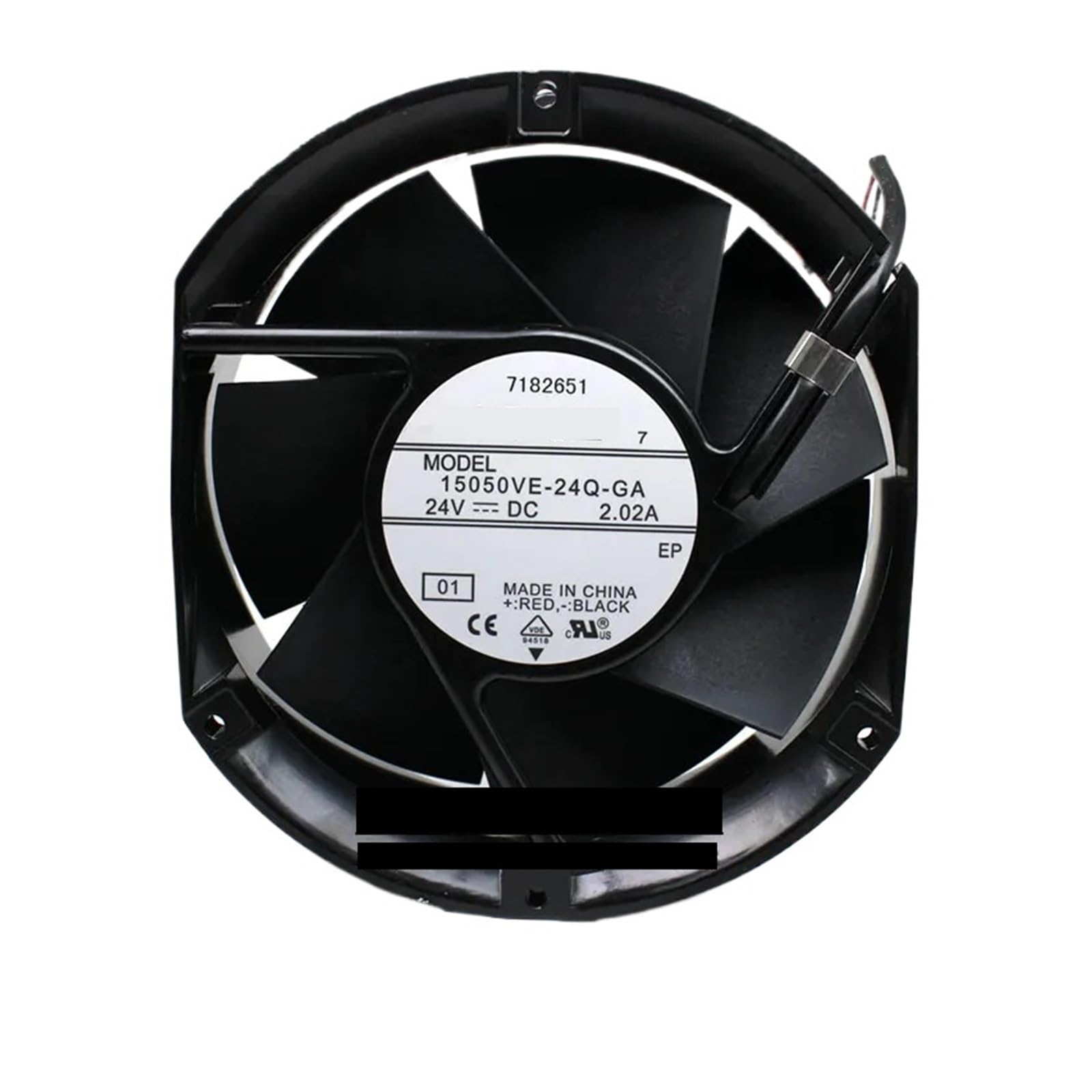 Ventilateur de refroidissement 15050VE-24Q-GA contre la surchauffe des circuits 24V