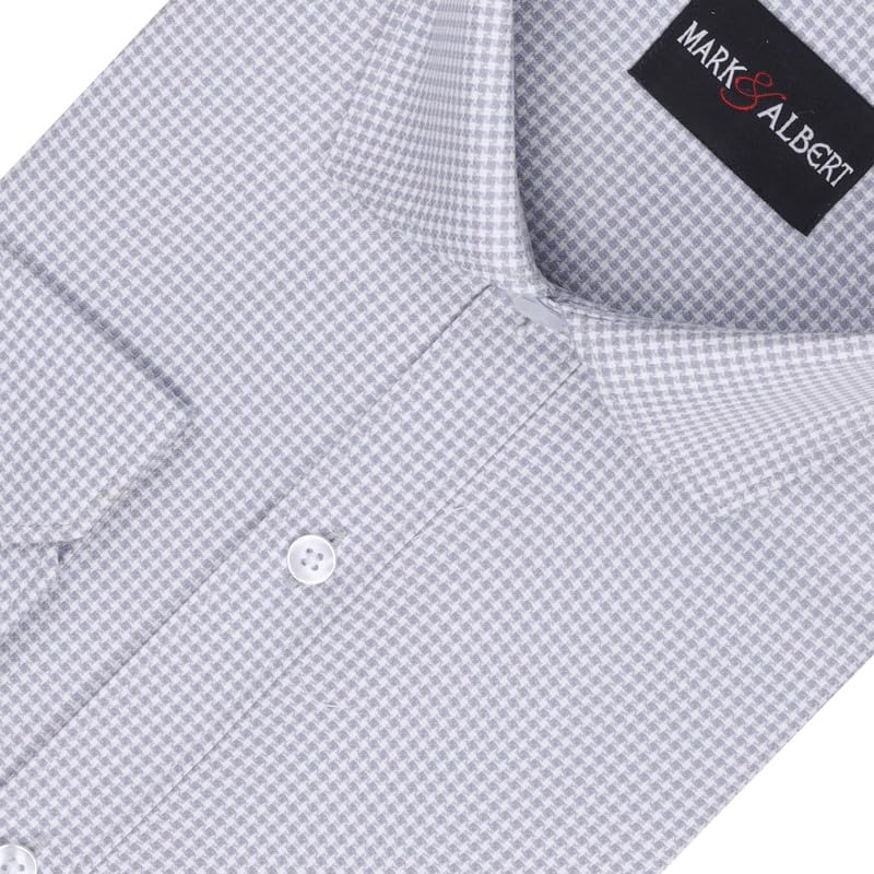 Image of Mark & Albert Men's Digital Print Full Sleeves Regular Fit Shirt