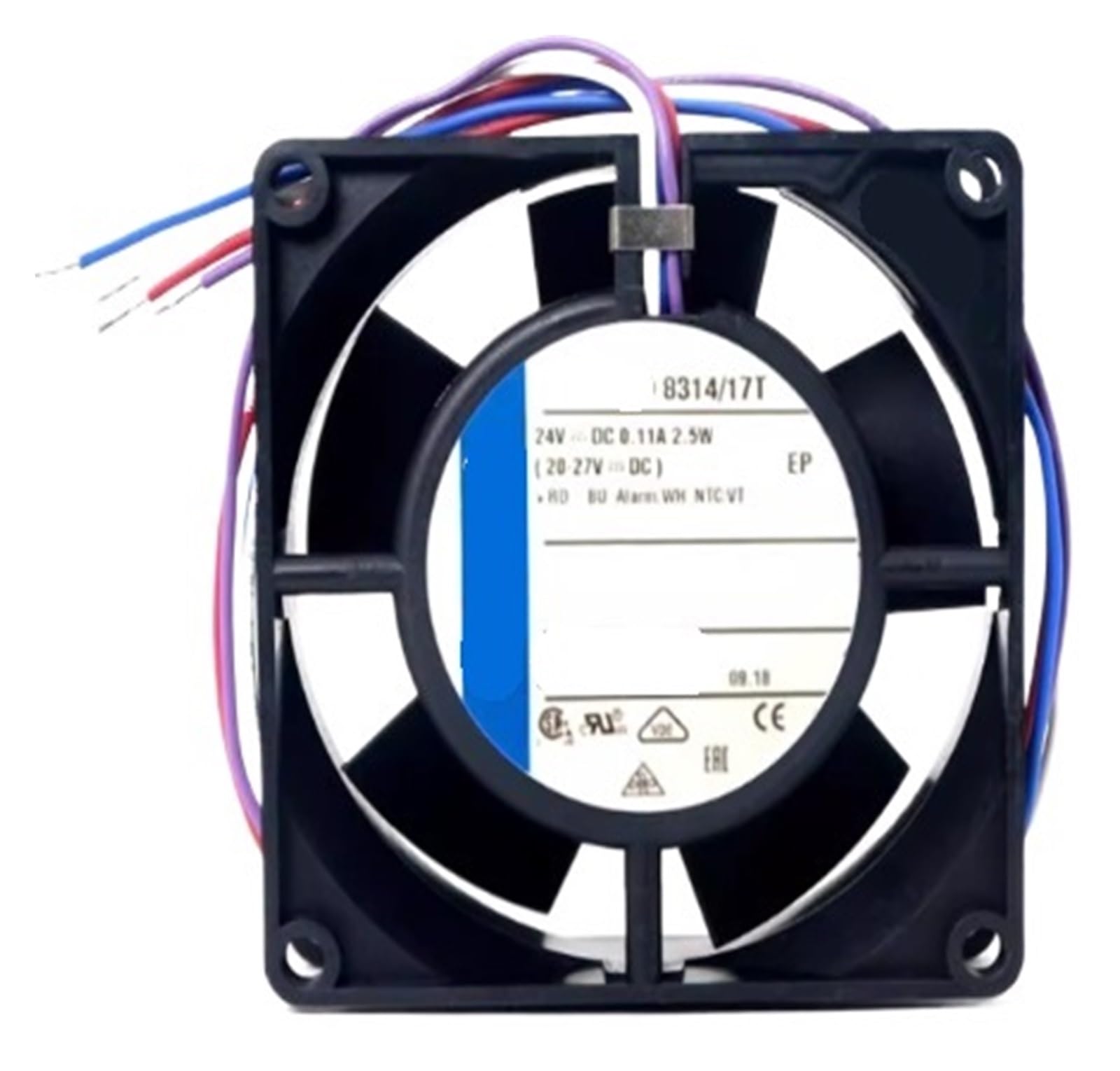YMUGUEGH 8314/17T 24V DC 0.11A 1.75W 36dBA 3300RPM 31.78 Cooling Fan