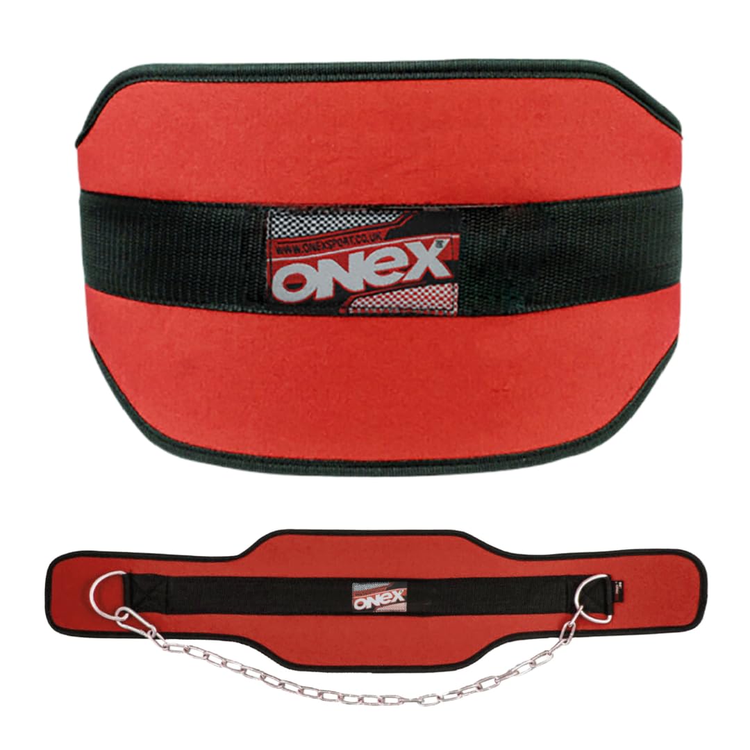 Dipping Belt for Weightlifting, Pull Ups & Strength Training β Adjustable Gym Belt with Chain for Muscle Building, Bodyweight, Calisthenics, Powerlifting & Home Workouts