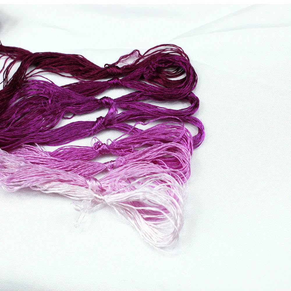 8 Pieces Embroidery Thread Thread-Silk Embroidery Spiraea Silk Line Hand-Embroidered Threads