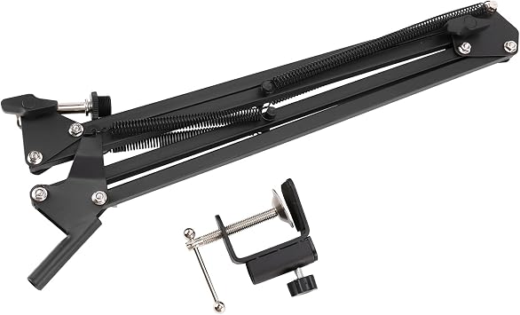 Pro Desktop Microphone Holder Suspension Scissor Arm Microphone Stand Table Mount Clamp Samsung Blue Yeti Snowball