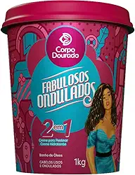 Corpo Dourado Fabulosos Ondulados - Creme 2 em 1 de Pentear e Hidratação 1kg