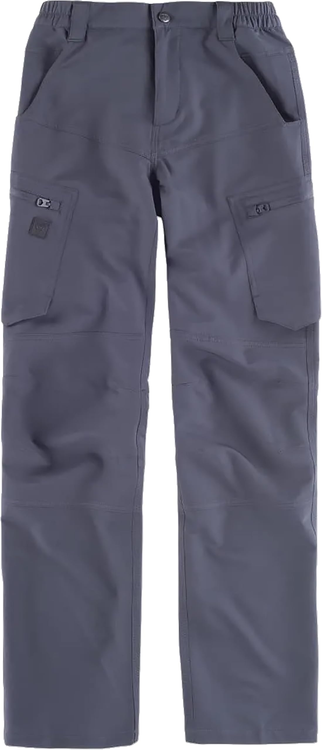 WORKTEAM Pantalón Elástico Slim Fit, Ideal para Trabajo, Tiempo Libre, Senderismo, con Triple Costura, Multibolsillos, Cintura Elástica, Ropa de Trabajo Resistente. Unisex