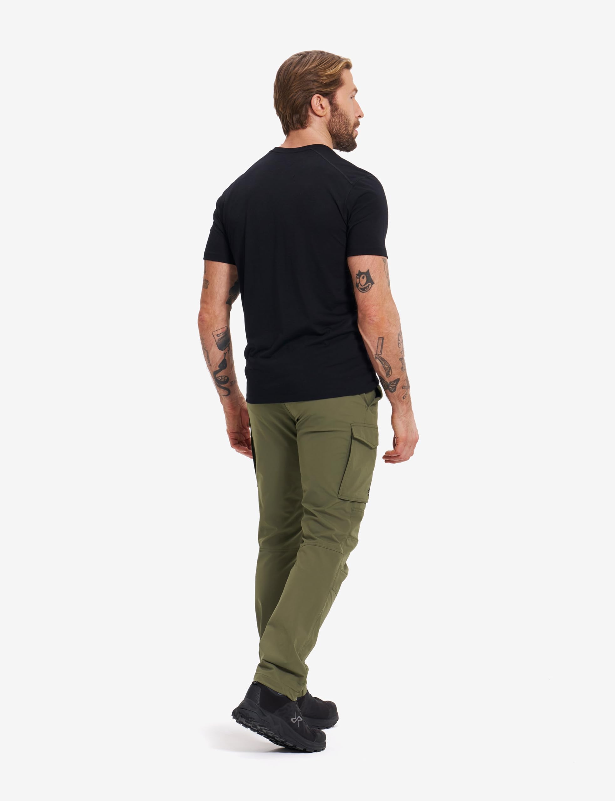 RevolutionRace Adventure Cargo Stretch Pants Męskie, Spodnie trekkingowe do wszystkich aktywności na świeżym powietrzu