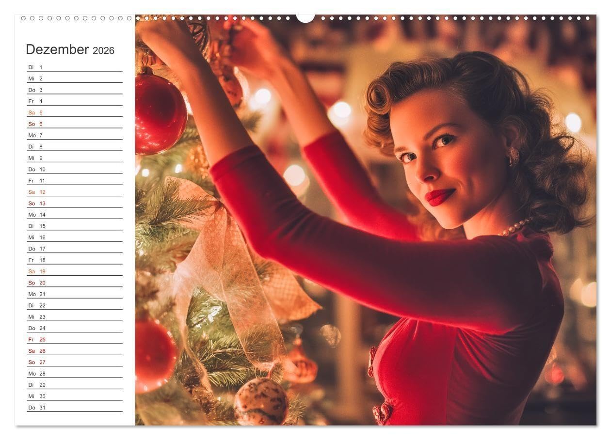 Pin-up Power 2025 (hochwertiger Premium Wandkalender 2026 DIN A2 quer), Kunstdruck in Hochglanz: Dieser Retro-Pin-up-Kalender vereint den ... Motiven für jeden Monat. (CALVENDO Erotik)